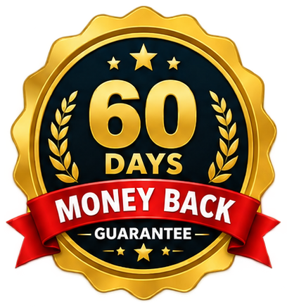 60-Day Money Back Guarantee Seal